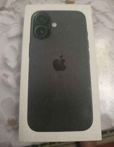камера вид: IPhone 16, Б/у, 256 ГБ, Midnight, Коробка, 100 % — 2