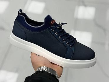 Кроссовки и спортивная обувь: Мужские повседневные кеды/кроссовки с шнуровкой - Цвета: черный — 3