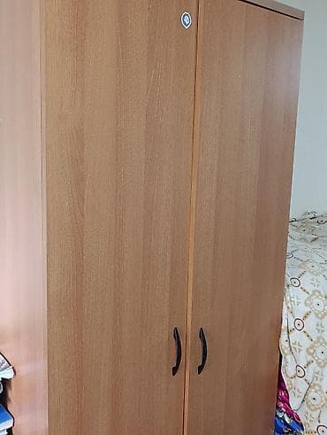 шкаф для одежды двухдверный: Шифоньер, шкаф для одежды, Прямой, ЛДСП — 2