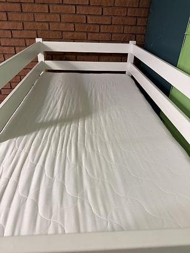 Балдар эмереги: Балдар үчүн эки ярустуу, Колдонулган, МДФ, түсү - Ак — 3