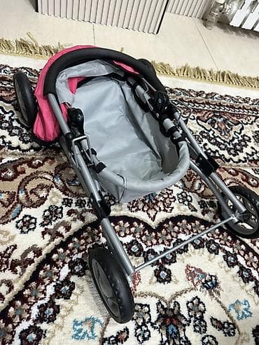 игрушечные коляски для девочек: Коляска, цвет - Розовый — 4