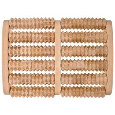 Массажёр Большие Счёты для ступней, спины и шеи из древесины из