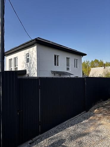 продам дом с участком: Двухэтажный современный дом с террасой и огороженной территорией — 1
