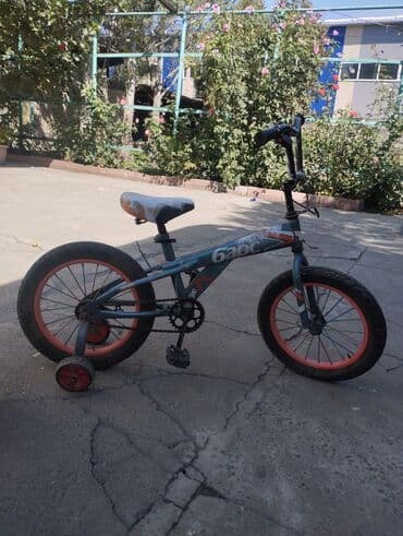 камеры и покрышки для велосипедов: Детский велосипед в сине-красной цветовой гамме. Модель оснащена — 1