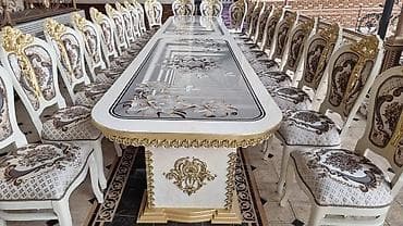 ужин при свечах: Стол и стул для зала, цвет - Белый — 3