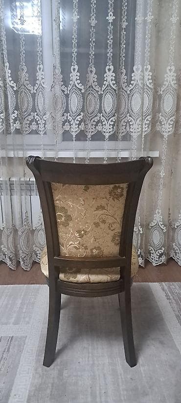 сонун мебель: Конок бөлмөсү үчүн үстөл жана отургуч, Колдонулган, Өзү алып кетүү, түсү - Күрөң — 4