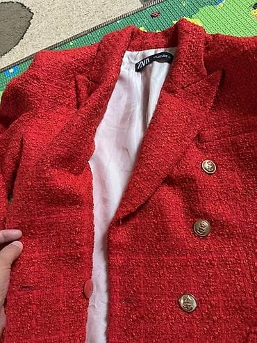 бу чехол: Пиджак, Блейзер, Букле, Двубортная модель, M — 1