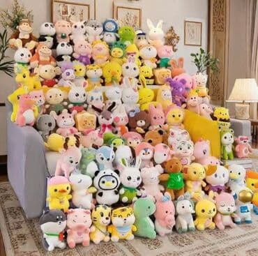 уточка мягкая игрушка: Плюшевые мягкие игрушки-брелоки/компаньоны / оптом - Ассортимент — 3