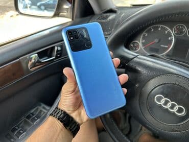 арзан баадагы телефон: Redmi, Redmi 10A, Колдонулган, 128 ГБ, түсү - Көк, 2 SIM — 1