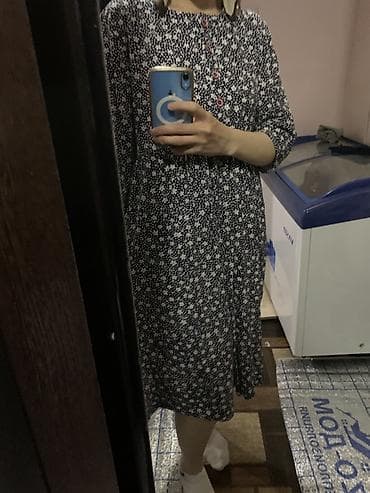 курмо кийим: Женские домашние платья-халаты, несколько принтов и фасонов - Длина — 4