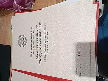 участки кашка суу: 5 соток, Для строительства, Красная книга, Тех паспорт, Договор дарения — 4