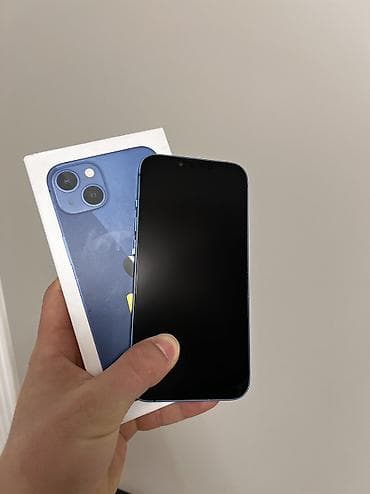 IPhone 13, Б/у, 128 ГБ, Синий, Чехол, Кабель, Коробка, 81 % at lalafo.kg IPhone 13, Б/у, 128 ГБ, Синий, Чехол, Кабель, Коробка, 81 %