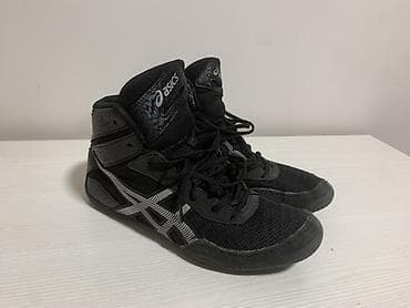 Ботинки: Мужские кроссовки, 40.5, Asics, Б/у, цвет - Черный — 1