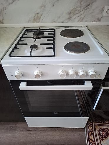 remarkable 2: Комбинированная плита, Beko, Б/у, Напольная, Механическая — 3