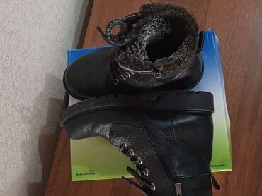 сапоги зимние женские натуральная кожа натуральный мех распродажа: Зимние ботинки.Натуральная кожа.36 размер.(б/у)Теплые,очень — 4