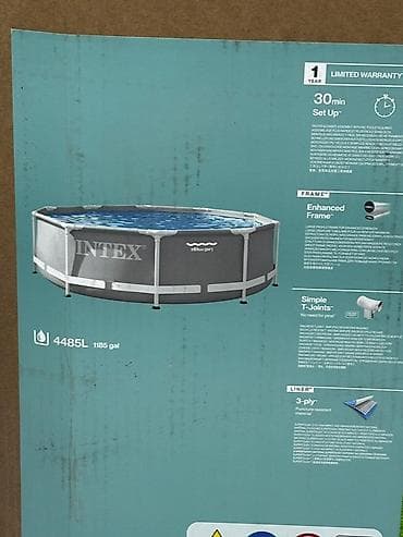 зонты для рыбалки: Надувной каркасный бассейн Intex Prism Frame Pool 3.05 м x 76 см - — 3