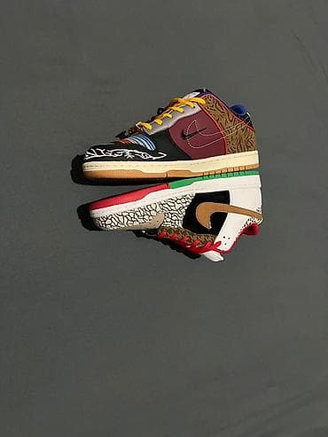 Размеры от 40 до 44 Кроссовки низкие, вдохновлённые Nike Dunk с ярким