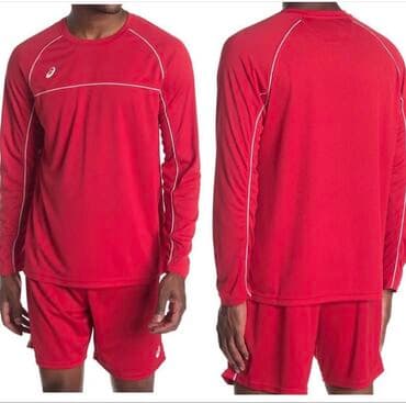 шорты белые: ASICS. Джерси с длинными рукавами Conform. Контрастная строчка на этом — 3