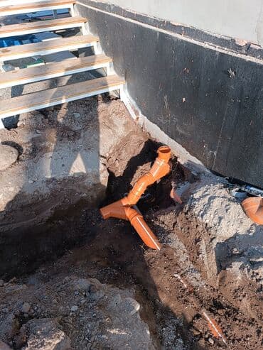 установка канализации в частном доме: Монтаж и замена сантехники Больше 6 лет опыта — 29