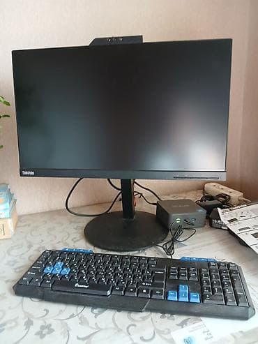 Комплект для рабочего стола: мини‑ПК GMKtec + монитор Lenovo