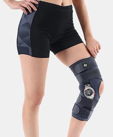 ортопедические наколенники: Короткий регулируемый угловой ортез (неопрен) Анатомический прием, не — 1