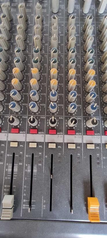 Усилители звука: Продаю активный микшерный пульт Dinacord powermate 1000-3, б/у, в — 3