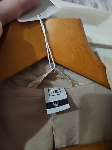 Кофталар, свитерлер: Плащ, Тренчкот, Кош борттуу модель, M, L — 2