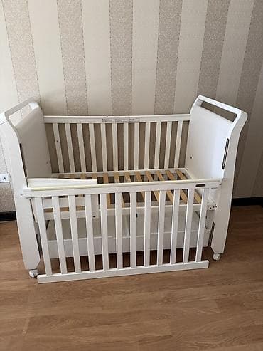 детскую кроватку диванчик: Детская кровать трансформер, Другой тип, цвет - Белый — 1