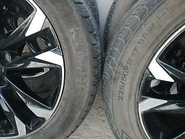 diska r13: Оригинальные диски R17 с летними шинами 225/50/17 "KUMHO" почти новые — 4