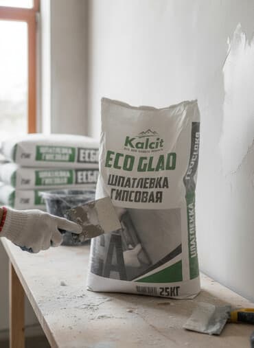 декоративный гипсовый кирпич: Шпаклевка Гипсовая, Сухая — 1