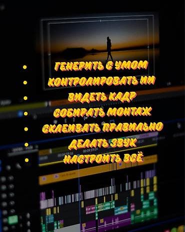 алгоритмы: Обучение и продакшн ИИ‑видео: генерация, съёмка, монтаж Что — 3