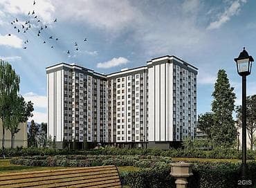 квартира ак ордо 1: Берилген, Элитка, 1 бөлмө, 43 м² — 9