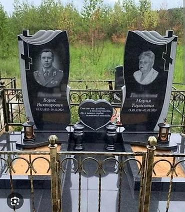 ритуальные услуги: Изготовление памятников, Изготовление оградок, Изготовление крестов | Гранит, Габбро | Установка, Оформление — 1