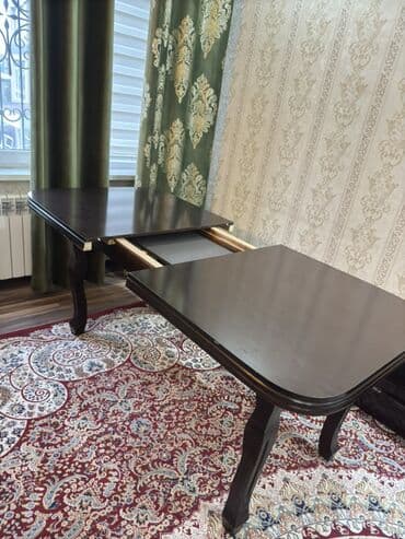 перегородки комнатные: Стол трансформер Для кухни, Раскладной стол, Длина, см: 150 см, цвет - Коричневый — 1