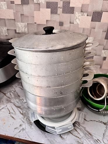 macbook retina: Мантоварка/пароварка многоярусная из алюминия. - Конструкция: нижняя — 2