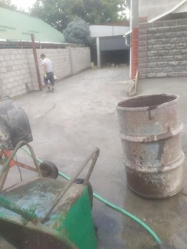 Стяжка, Фундамент забор пескаблок at lalafo.kg Стяжка, Фундамент забор пескаблок