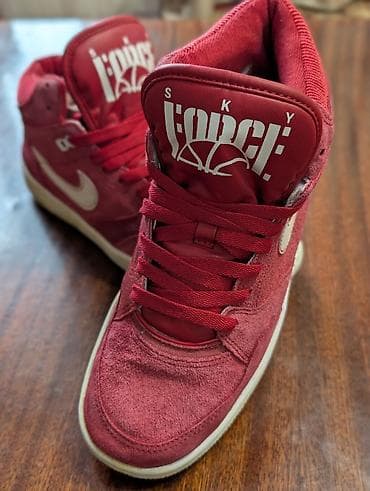 Мужские кроссовки, 40.5, 41, Nike, Б/у, цвет - Красный