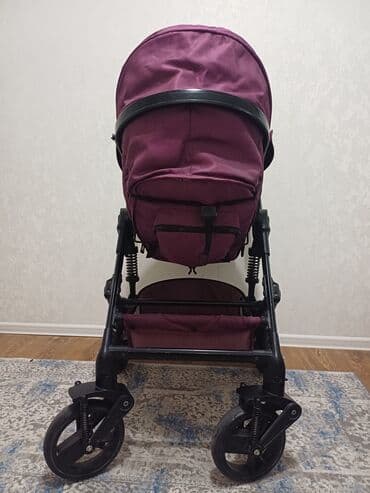прогулочные коляски для детей инвалидов: Коляска, цвет - Фиолетовый — 4
