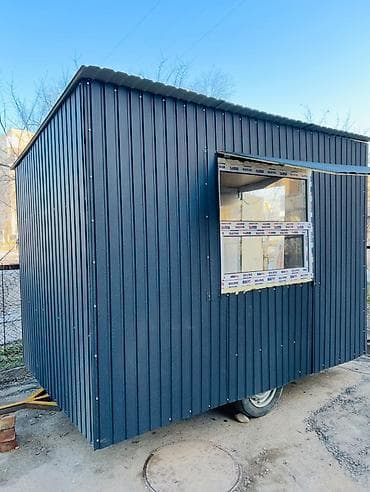 Недвижимость: Павильон на колесах, размер 3/2 утеплен, можно под торговлю, охранную — 1