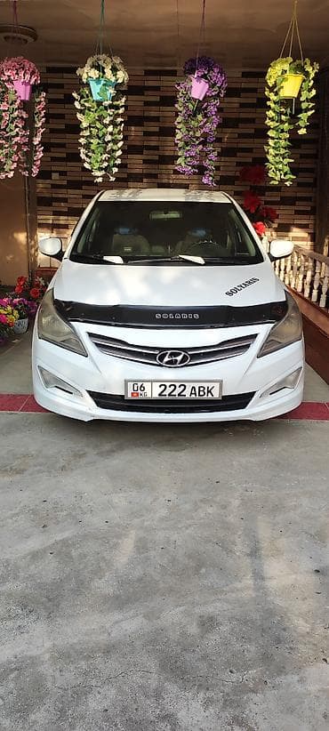бишкек катализатор: Hyundai Solaris: 2016 г., 1.4 л, Кол менен иштөөчү, Бензин, Седан — 2