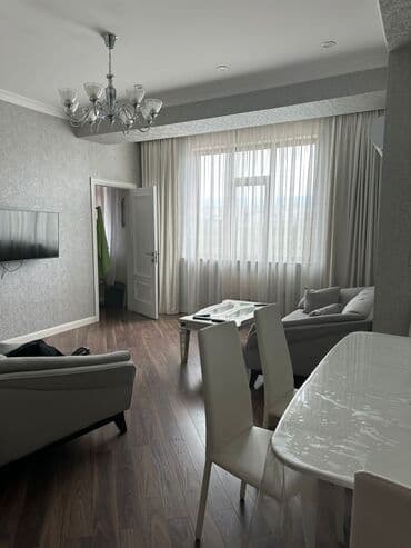 сдаётся квартира на длительный срок в районе кызыл аскерь: 4 комнаты, Риэлтор, Без подселения, С мебелью полностью — 1