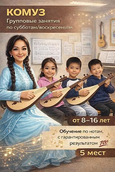 купить пятинитку: Уроки игры на комузе Групповое — 1