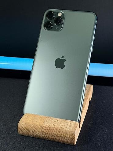 iphon 16 pro: IPhone 11 Pro, Б/у, 256 ГБ, Matte Midnight Green, Кабель, 100 % — 1