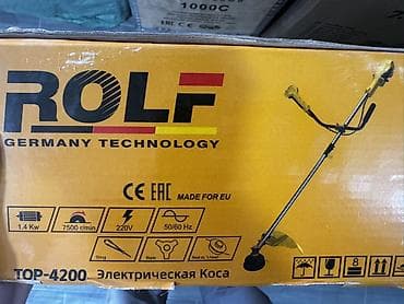роторная касилка: Триммер, мотокоса, Новый, Электрический, Rolf, Платная доставка, Самовывоз — 2