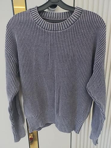 Мужской свитер, Б/у, цвет - Серый, Самовывоз