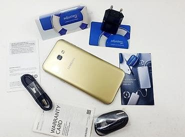 galaxy s6 edge: Samsung Galaxy A3, Б/у, 32 ГБ, цвет - Золотой, 2 SIM — 2