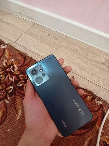 redmi 13a: Redmi, Redmi Note 12, Б/у, 128 ГБ, цвет - Серый, 2 SIM — 1