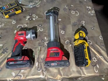 бу префоратор: Фонарь Milwaukee. 8500
 DeWalt 9500
большой Milwaukee 13500 — 1
