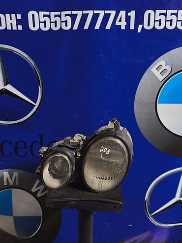 Передняя левая фара Mercedes-Benz 2000 г., Б/у, Оригинал, Япония — 1
