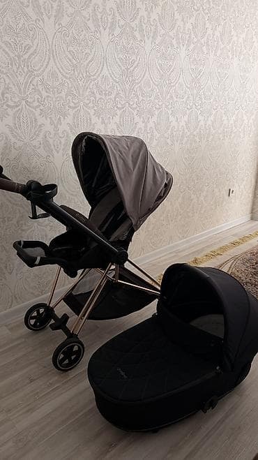 Коляски: Коляска, Cybex, цвет - Черный, Б/у, Самовывоз, Бесплатная доставка, Платная доставка — 1